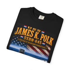 USS James K. Polk SSBN-645 Submarine T-Shirt — Forty One for Freedom Tribute
