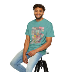 Classic Rock Concert Tickets  Garment-Dyed T-shirt