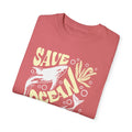 Sharks, Save Ocean Life -  Graphic Unisex Garment-Dyed T-shirt