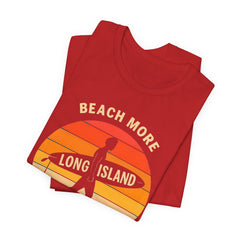 Gilgo Beach Vibes Unisex Tee - Surf's Up Long Island | Summer Shirt