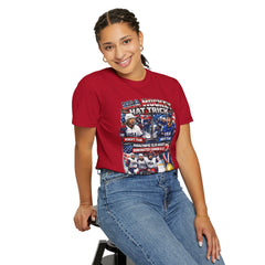 Hockey Hat Trick T-Shirt — USA Men's, Women's & Paralympic Gold Tribute 2026