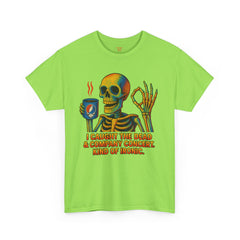 Grateful Dead Inspired Sarcastic Skeleton Tee
