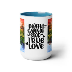 Westley and Buttercup - Two-Tone Mugs, 15 oz. mug / Christmas Gift / Gift for her / Gift for him / Princess Bride, Fan Gift / Romance Gift
