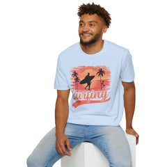 Surfing Unisex Softstyle Graphic T-Shirt