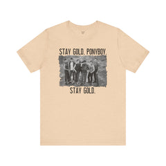 The Outsiders Shirt, Front and Back Images, Greasers Characters Shirt, Unisex Jersey Short Sleeve Tee