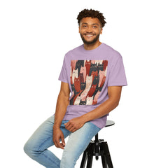Cute Cat Print Unisex Garment-Dyed T-Shirt - Comfort Colors Soft Perfect for Animal Lovers and Casual Days