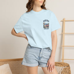 Where the Road Ends Long Island Unisex Garment-Dyed T-shirt