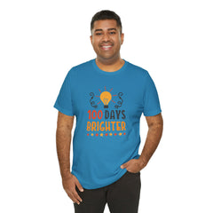 100 Days of School Brighter Teacher Appreciation T-Shirt