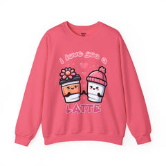 Woman's I Love You A Latte Valentine - Unisex Heavy Blend™ Crewneck Sweatshirt