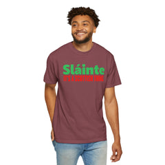 Old World Quote Unisex T-Shirt - 'Slainte It's A Scottish Thing'
