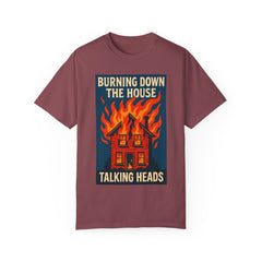 Retro Music-Inspired Unisex T-Shirt - Burning Down the House Design