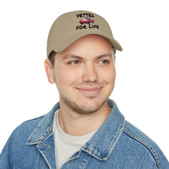 Vetted For Life Hat — Vintage Red Car Baseball Cap