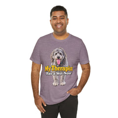 My Therapist Has A Wet Nose Personalized with your dog(s) image T-Shirt