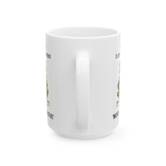 Funny Frog Graphic Mug, white ceramic mug, 11oz, 15oz,