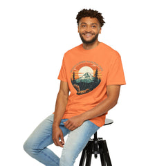 Mount Rainier National Park Graphic, Comfort Colors Soft Relaxed Fit Unisex Garment-Dyed T-shirt