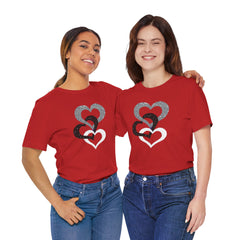 Triple Heart Design Tee