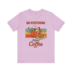 Cozy Coffee Lover Tee, No Kvetching Before Coffee Shirt, Funny Gift for Coffee Enthusiasts, Unisex Casual Apparel, Perfect for [...]
