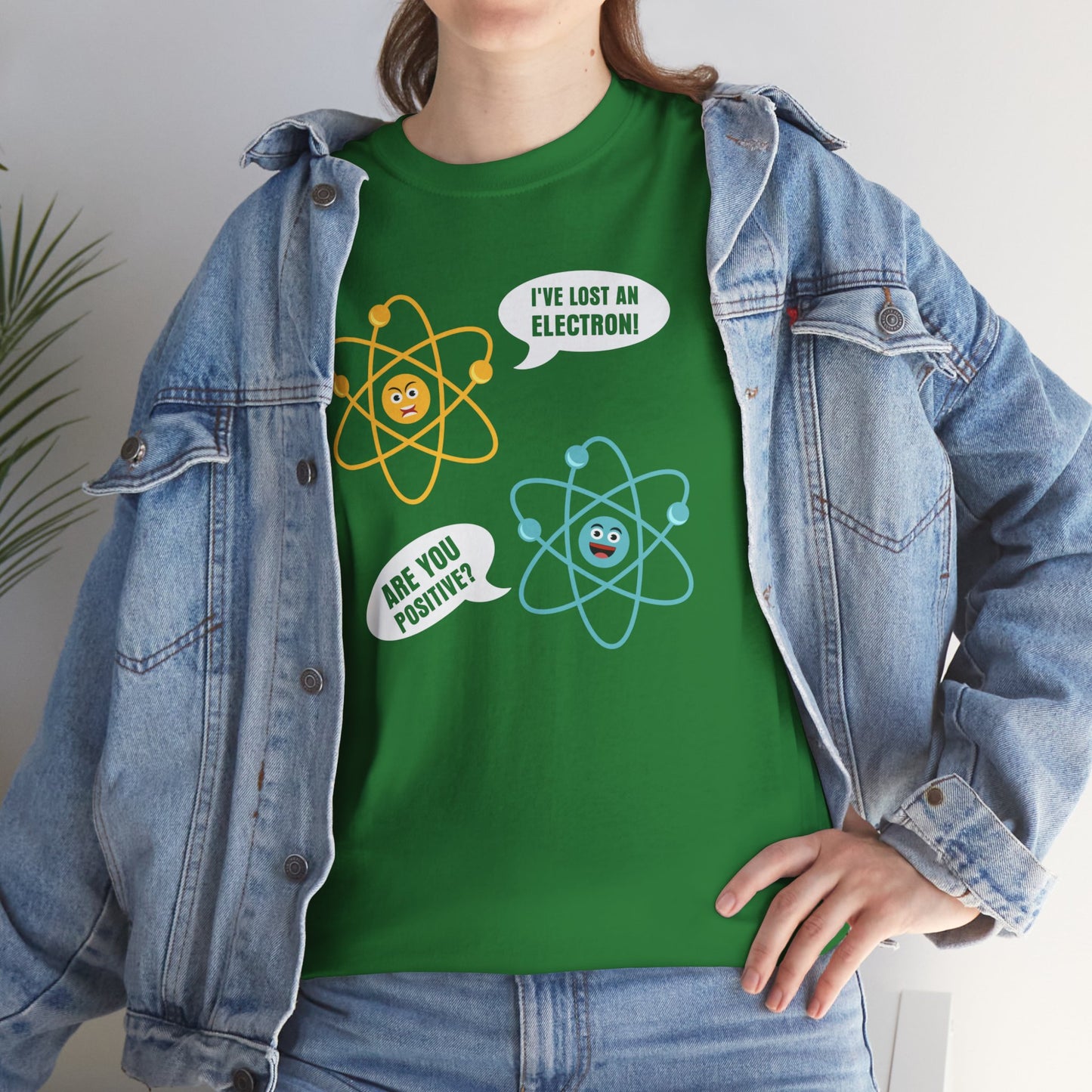 I've Lost An Electron Funny Science Graphic - Unisex Heavy Cotton Tee