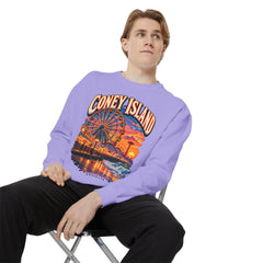 Brooklyn's Coney Island Sunset Sweatshirt - Comfort Colors Soft