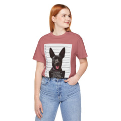 K9 Mugshot Personalized with your Dog T-Shirt