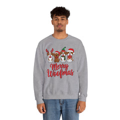 Merry Woofmas- Unisex Heavy Blend™ Crewneck Sweatshirt
