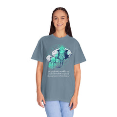 Elephants Graphic  Garment-Dyed T-shirt