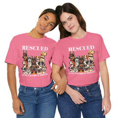RESCUED IS MY Favorite Breed - Unisex Jersey Short Sleeve Tee