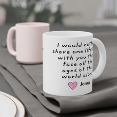 I would rather share one lifetime with you | LOR Movie Quote,Valentine Gift,Gift For Him,Anniversary Gift,Boyfriend Gift,Husband Gift
