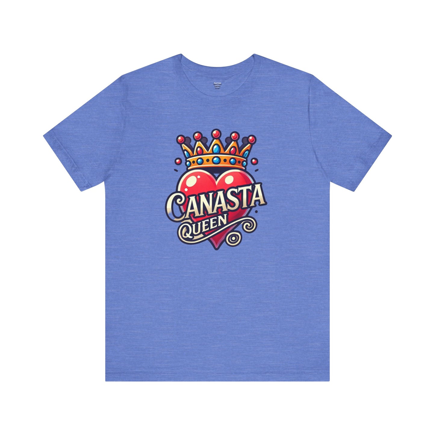 Canasta Queen Crown and Heart - Graphic Unisex Tee