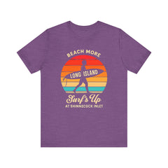 Shinnecock Inlet Beach Vibes Unisex Tee - Surf's Up Long Island | Summer Shirt