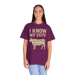 Funny Cow Cuts Unisex T-Shirt - Gift for Meat Lovers, BBQ Parties