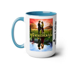 Westley and Buttercup - Two-Tone Mugs, 15 oz. mug / Christmas Gift / Gift for her / Gift for him / Princess Bride, Fan Gift / Romance Gift