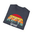 Great Outdoors Mountain Views Unisex Softstyle Graphic T-Shirt