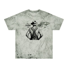 The Farm Is Part Of Me - Farmer Graphic Unisex Color Blast T-Shirt