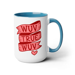 Wuv True Wuv Accent Mug,The Clergyman,Princess Bride Mug,80s Movie Quote,Gift for movie lover,vintage film gift,comedy movie mug,romcom mug