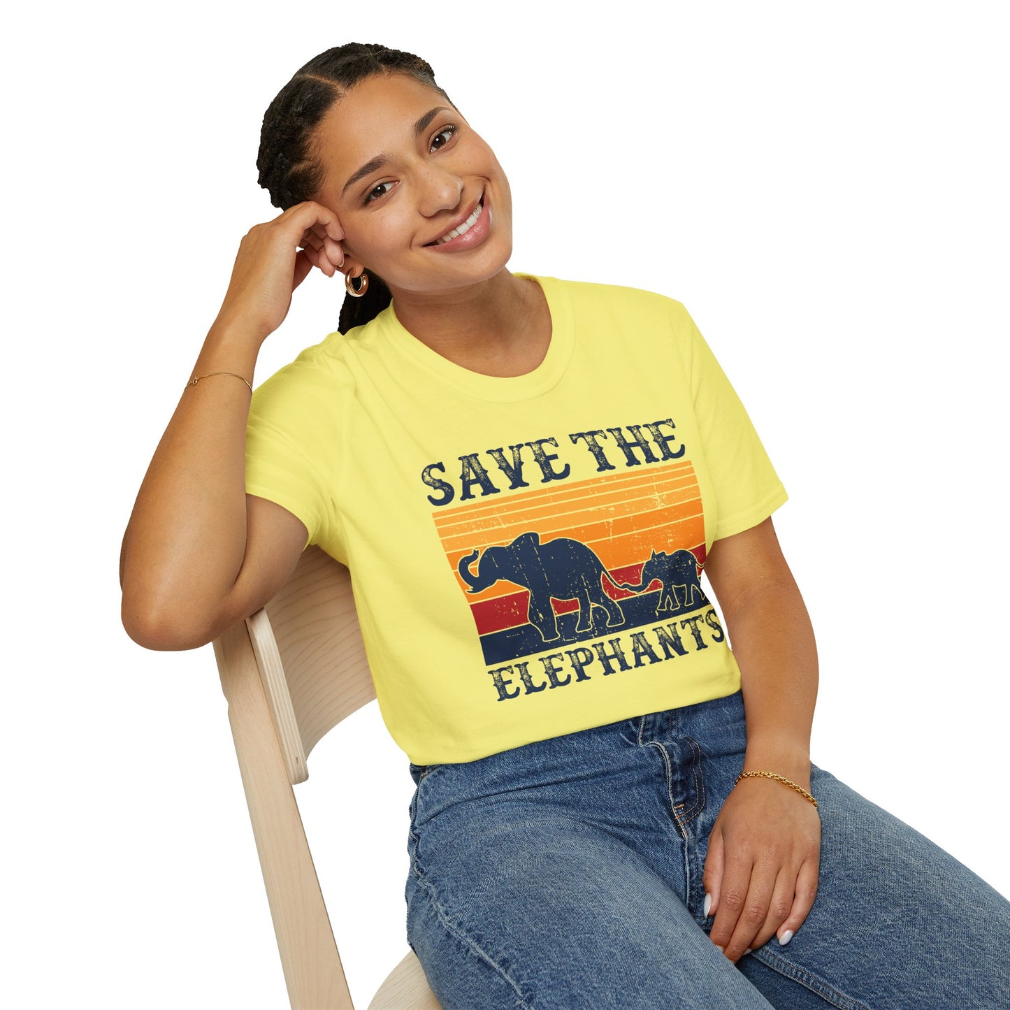 Save the Elephants Unisex Softstyle T-Shirt