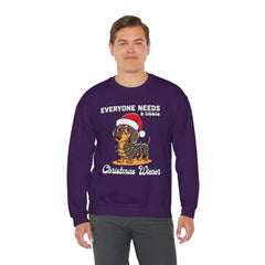 Everyone needs a little Christmas weiner - Unisex Heavy Blend™ Crewneck Sweatshirt