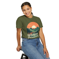 Shenandoah National Park Graphic, Comfort Colors Soft Relaxed Fit Unisex Garment-Dyed T-shirt