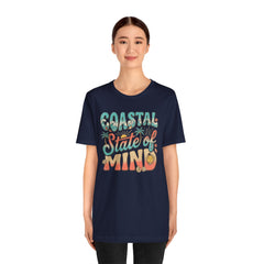 Coastal State of Mind Tee — Retro Beach Graphic T-Shirt