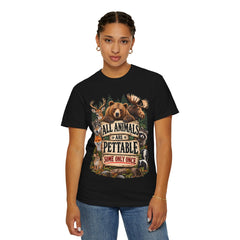 All Animals Are Pettable T-Shirt – Funny Animal Lover Wildlife Design