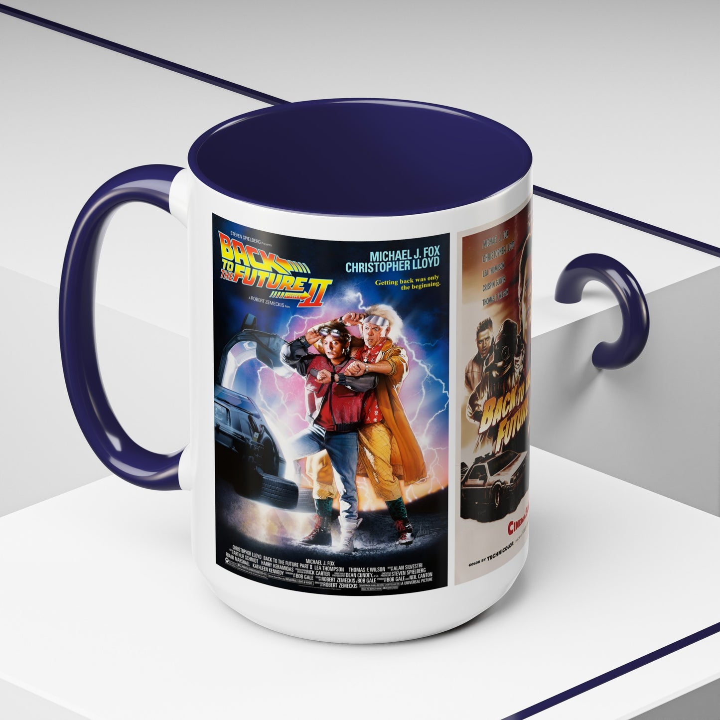 Back To The Future, 3 Movie Poster Mug, 11 oz, 15oz