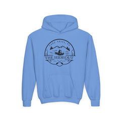 Youth Hoodie — 'The Hideout' Lake Ariel PA Mountain Adventure Hoodie