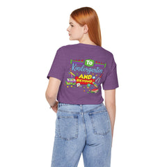 Personalized Name Kindergarten Teacher T-Shirt —  Kindergarten and Beyond Graphic Tee