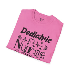 Pediatric Nurse - Unisex Softstyle T-Shirt | Nurse Awareness,Medical Wear,Gift For Him,Scrubs Lover, RN, Hospital Staff Gift,Gift For Her,RN