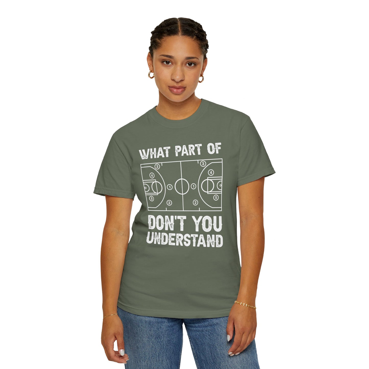 What Part of Basketball Don't You Understand, Comfort Colors Unisex Garment-Dyed T-shirt