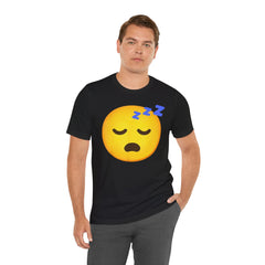 Emoji Whos Sleepy - Graphic Unisex Jersey Short Sleeve Tee