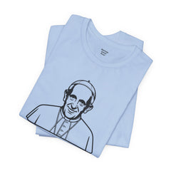 Pope Francis Tribute Tee - Faith, Service, Humility, 1936-2025