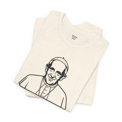 Pope Francis Tribute Tee - Faith, Service, Humility, 1936-2025