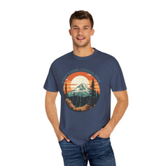 Mount Rainier National Park Graphic, Comfort Colors Soft Relaxed Fit Unisex Garment-Dyed T-shirt