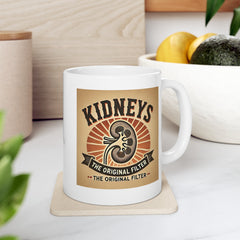Kidneys The Original Filter, Graphic Ceramic Mug, (11oz, 15oz)